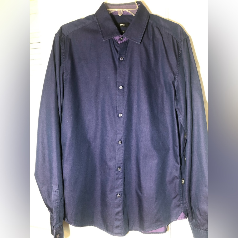 HUGO BOSS Men’s dress Shirt MEDIUM, slim fit.